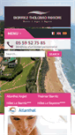 Mobile Screenshot of biarritz-thalasso.com